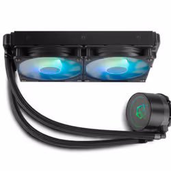 NOX M-240 ARGB Processore Raffreddatore di liquidi tutto in uno 12 cm Nero