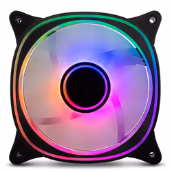 NOX NXHUMMERVFAN sistema di raffreddamento per computer Case per computer Ventilatore 12 cm Nero - Vista aggiuntiva 2