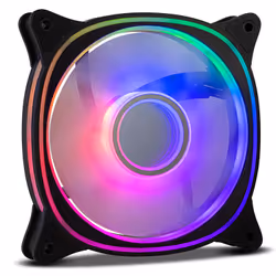 NOX NXHUMMERVFAN sistema di raffreddamento per computer Case per computer Ventilatore 12 cm Nero - Vista aggiuntiva 3