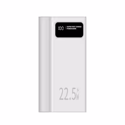 Leotec LEPOW30W22W batteria portatile Polimeri di litio (LiPo) 30000 mAh Bianco - Vista aggiuntiva 2