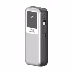 Leotec LEPOW35W10S batteria portatile Polimeri di litio (LiPo) 10000 mAh Nero, Grigio - Vista aggiuntiva 2