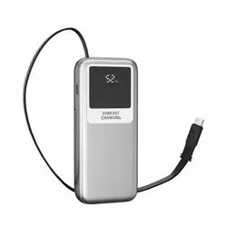 Leotec LEPOW35W10S batteria portatile Polimeri di litio (LiPo) 10000 mAh Nero, Grigio - Vista aggiuntiva 4