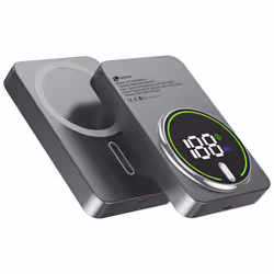 Leotec LEPOWW20W10G batteria portatile Polimeri di litio (LiPo) 10000 mAh Carica wireless Grigio - Vista aggiuntiva 2