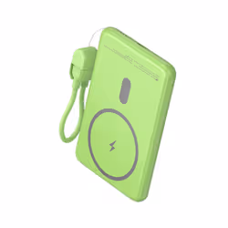 Leotec LEPOWW20W5G batteria portatile Polimeri di litio (LiPo) 5000 mAh Carica wireless Verde - Vista aggiuntiva 4