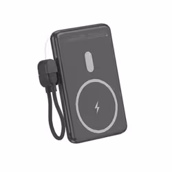 Leotec LEPOWW20W5K batteria portatile Polimeri di litio (LiPo) 5000 mAh Carica wireless Nero - Vista aggiuntiva 2