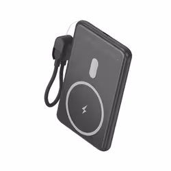 Leotec LEPOWW20W5K batteria portatile Polimeri di litio (LiPo) 5000 mAh Carica wireless Nero - Vista aggiuntiva 4