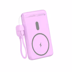 Leotec LEPOWW20W5P batteria portatile Polimeri di litio (LiPo) 5000 mAh Carica wireless Rosa - Vista aggiuntiva 2