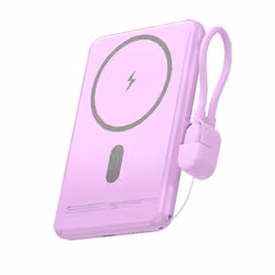 Leotec LEPOWW20W5P batteria portatile Polimeri di litio (LiPo) 5000 mAh Carica wireless Rosa - Vista aggiuntiva 3