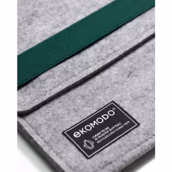 EKOMODO HR-004 borsa per laptop 33 cm (13") Cover Verde, Grigio