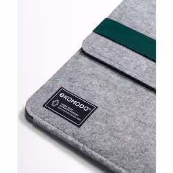 EKOMODO HR-014 borsa per laptop 38,1 cm (15") Cover Verde, Grigio
