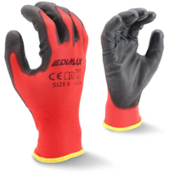 Edimax - Guanti da Lavoro, 12 Paia di Guanti, Taglia xl / 10, Resistenti all'Abrasione e Antitaglio Livello 3, Rivestiti in nylon pu, Versatile,
