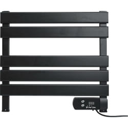 Purline - Scaldasalviette elettrico compatto nero 100W NTW-08