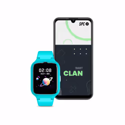 SPC Smartee 4G Kids 4,32 cm (1.7") TFT Digitale Touch screen Turchese Wi-Fi GPS (satellitare) - Vista aggiuntiva 4