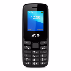 SPC Talk 2, Barra, Doppia SIM, 4,5 cm (1.77"), 0,08 MP, 1150 mAh, Nero