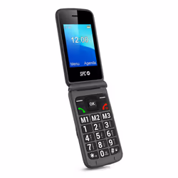 SPC Stella 3, A conchiglia, Doppia SIM, 6,1 cm (2.4"), 0,8 MP, 1450 mAh, Grigio