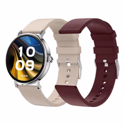 SPC Duo Velvet 3,35 cm (1.32") AMOLED Digitale 466 x 466 Pixel Touch screen Argento - Vista aggiuntiva 2