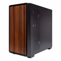 UNYKAch UK121804 computer case Midi Tower Nero, Legno - Vista aggiuntiva 2