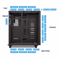 UNYKAch AI PRO 1500 Tower Nero - Vista aggiuntiva 8