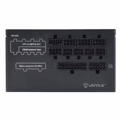 UNYKAch UK213750 alimentatore per computer 750 W 18+10 pin ATX ATX Nero - Vista aggiuntiva 3