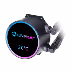 UNYKAch AQUASTORM NEO 360 Processore Kit di raffreddamento a liquido 12 cm Nero - Vista aggiuntiva 4