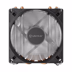 UNYKAch UNYCOOL H37 Processore Raffreddatore d'aria 9 cm Nero, Bianco 1 pz - Vista aggiuntiva 5
