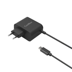 CoolBox COO-NB65-UC2 Caricabatterie per dispositivi mobili Computer portatile, Smartphone, Tablet Nero AC Ricarica rapida Interno