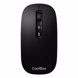 CoolBox W02, Ambidestro, Ottico, RF senza fili + Bluetooth, 1600 DPI, Nero