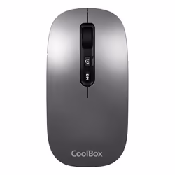 CoolBox W02, Ambidestro, Ottico, RF senza fili + Bluetooth, 1600 DPI, Grigio