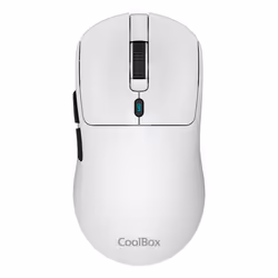 CoolBox W03, Mano destra, Ottico, RF Wireless + Bluetooth + USB Type-C, 10000 DPI, Bianco
