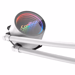 CoolBox Infinite Liquid 240 ARGB Processore Kit di raffreddamento a liquido 12 cm Bianco 1 pz