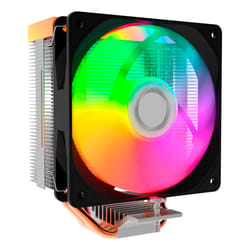 CoolBox Infinite Air 120 Processore Raffreddatore d'aria 12 cm Alluminio, Nero 1 pz