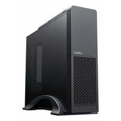 CoolBox PC micro ATX T313 Slim Basso profilo (Slimline - stilizzato) Nero