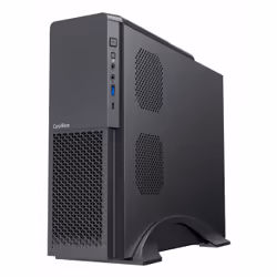 CoolBox PC micro ATX T313 Slim Basso profilo (Slimline - stilizzato) Nero - Vista aggiuntiva 2