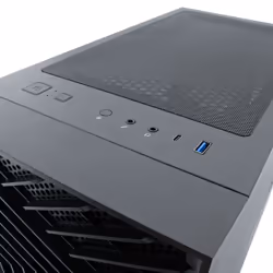 CoolBox PC Gaming GA300 Grid Line Midi Tower Nero - Vista aggiuntiva 6
