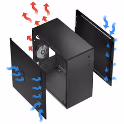 CoolBox COO-PCM640C-0 computer case - Vista aggiuntiva 7