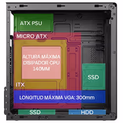 CoolBox COO-PCM640C-1 computer case - Vista aggiuntiva 7