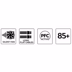 CoolBox COO-FAPW3-550 alimentatore per computer 550 W Nero - Vista aggiuntiva 8