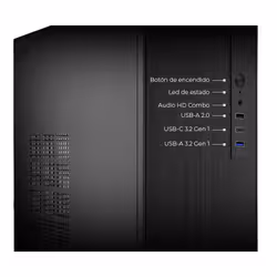 CoolBox COO-PCM460-0 computer case Nero - Vista aggiuntiva 4