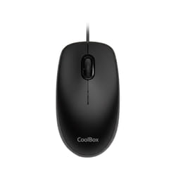 CoolBox COO-RAT01B-U mouse Ufficio Ambidestro USB tipo A Ottico 1600 DPI