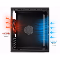 CoolBox COO-PCM100-0 computer case Midi Tower Nero - Vista aggiuntiva 8