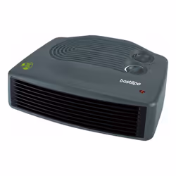 Bastilipo THP-1500PTC, Riscaldatore ambiente elettrico con ventilatore, Alluminio, Interno, Pavimento, Tavolo, Nero, Manopola