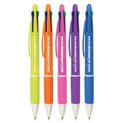 Molin BMC120-25 penna a sfera Nero, Blu, Verde, Rosso Penna a sfera retrattile a clip Fine 25 pz