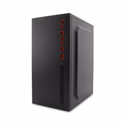 CoolBox PCC-MPC45-1, Desktop, PC, Nero, micro ATX, Acciaio, 23 cm