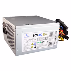 CoolBox ECO500 85+ alimentatore per computer 300 W 20+4 pin ATX ATX Grigio - Vista aggiuntiva 4