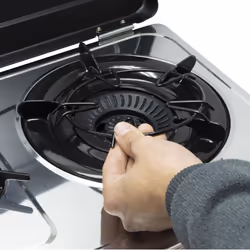 Vitrokitchen 260IB piano cottura Acciaio inox Superficie piana Gas 2 Fornello(i) - Vista aggiuntiva 4