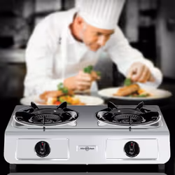 Vitrokitchen 260IB piano cottura Acciaio inox Superficie piana Gas 2 Fornello(i) - Vista aggiuntiva 5