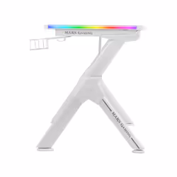 Mars Gaming MGD140RGBW scrivania per computer Grigio, Bianco - Vista aggiuntiva 4