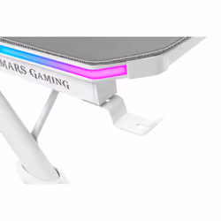 Mars Gaming MGD140RGBW scrivania per computer Grigio, Bianco - Vista aggiuntiva 6