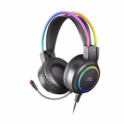 Mars Gaming MHRGB, Cablato, 18 - 20000 Hz, Gaming, 248 g, Auricolare, Nero
