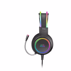 Mars Gaming MHRGB cuffia e auricolare Cablato A Padiglione USB tipo A Nero - Vista aggiuntiva 5